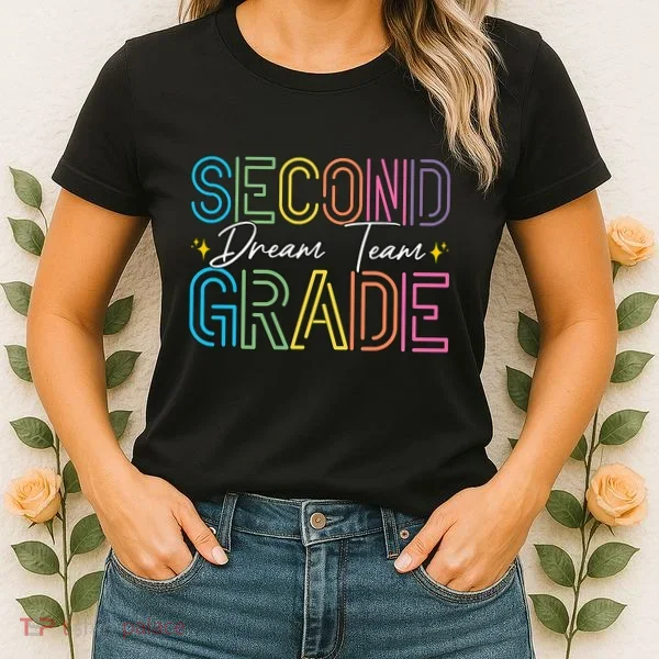 Second Grade Dream Team Teacher Student Back To School Women's T-Shirt