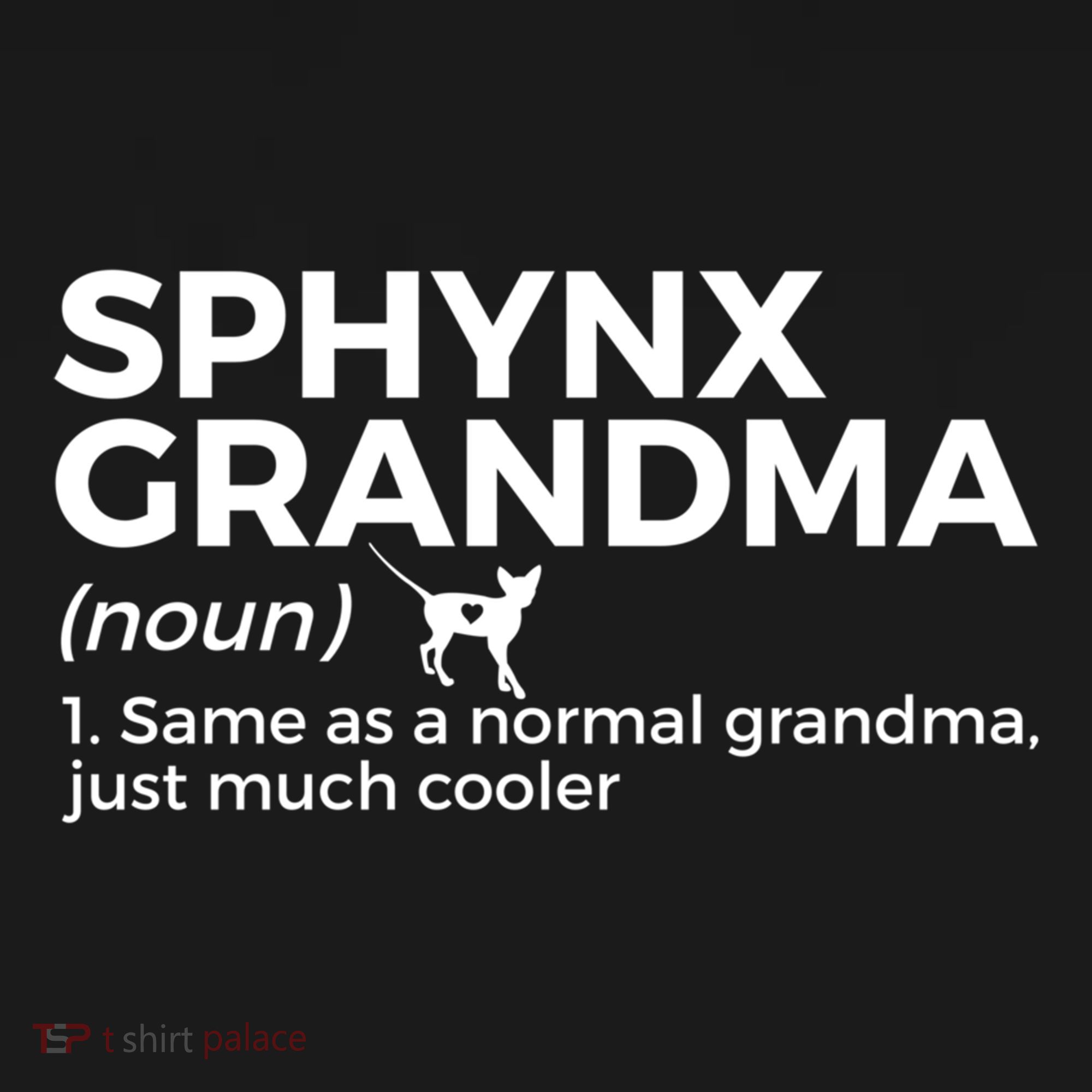 Sphynx Grandma Definition Funny Sphynx Cat Sweatshirt