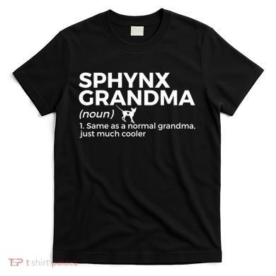 Sphynx Grandma Definition Funny Sphynx Cat T-Shirt