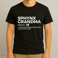 Sphynx Grandma Definition Funny Sphynx Cat T-Shirt thumb 3