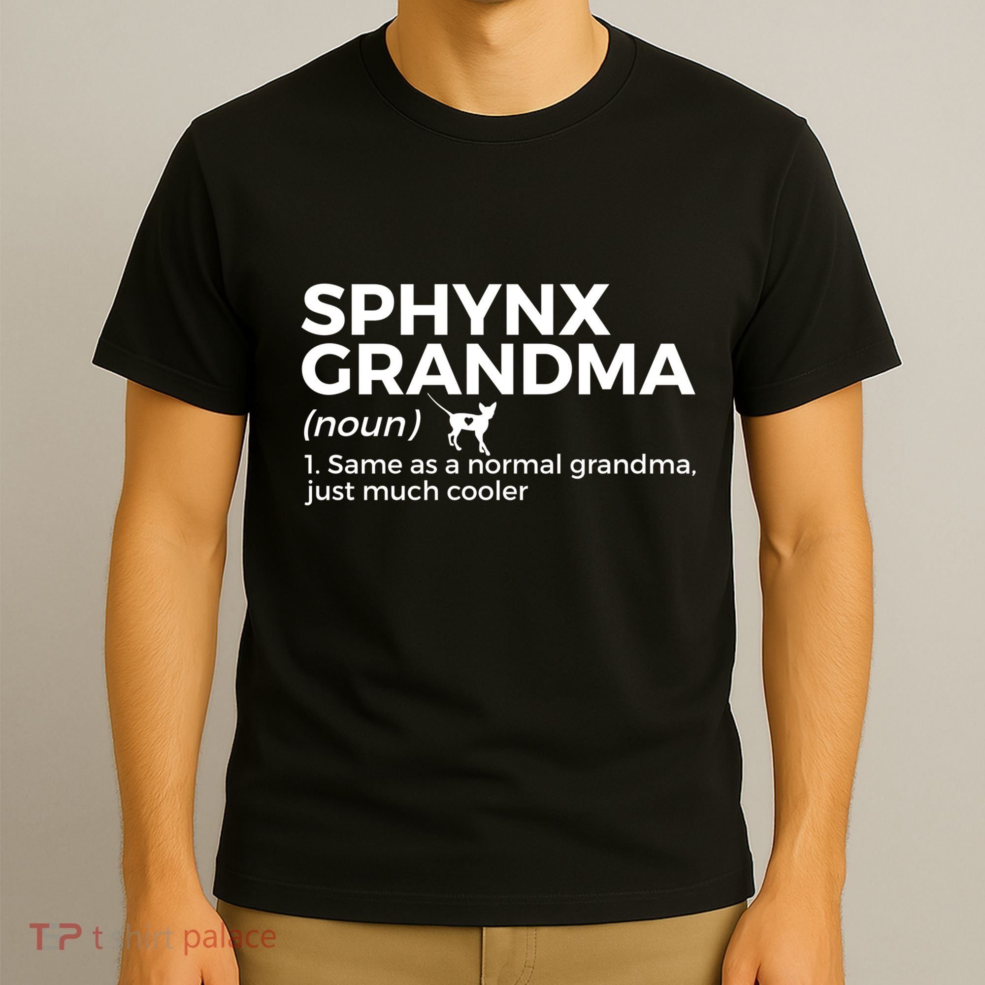 Sphynx Grandma Definition Funny Sphynx Cat T-Shirt