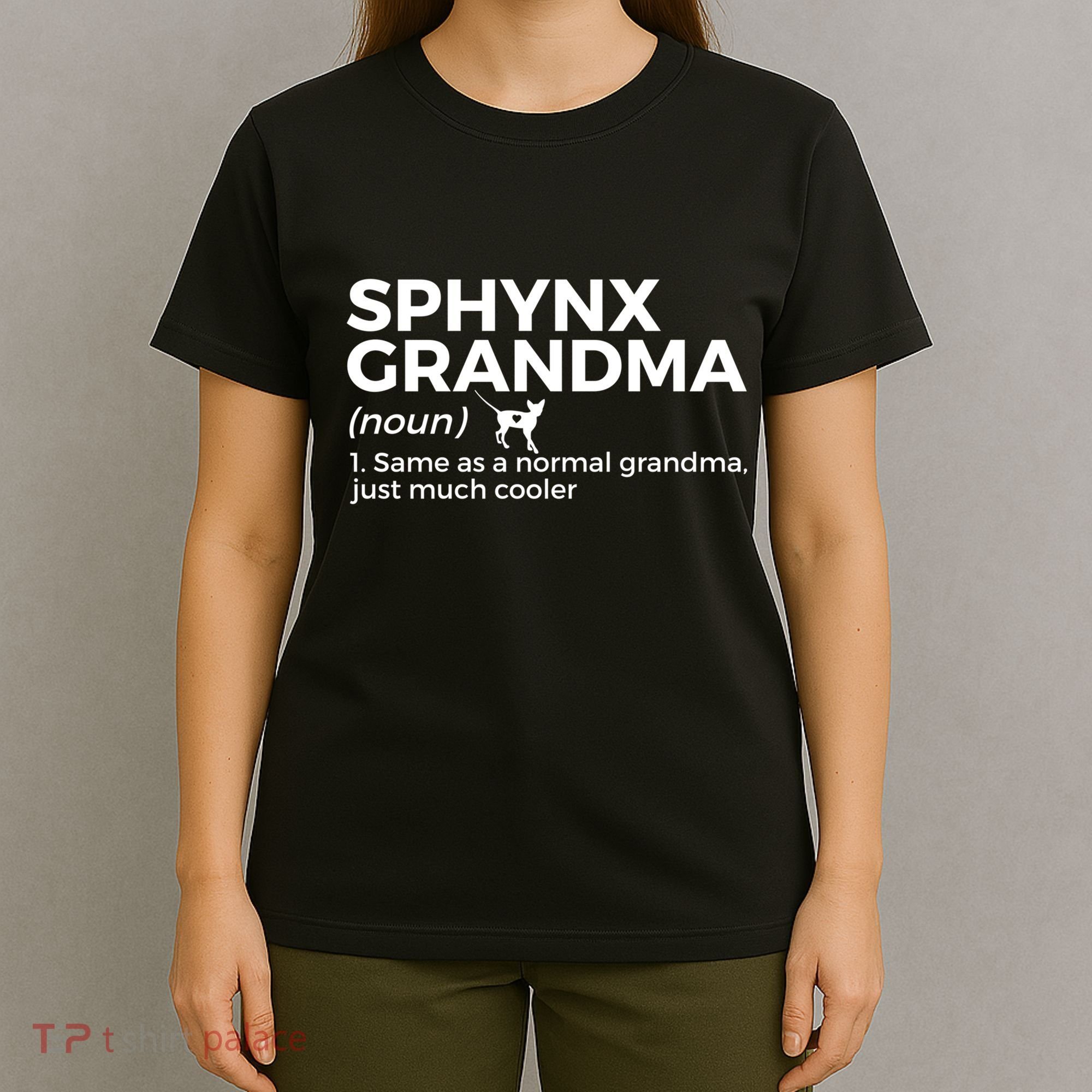 Sphynx Grandma Definition Funny Sphynx Cat T-Shirt