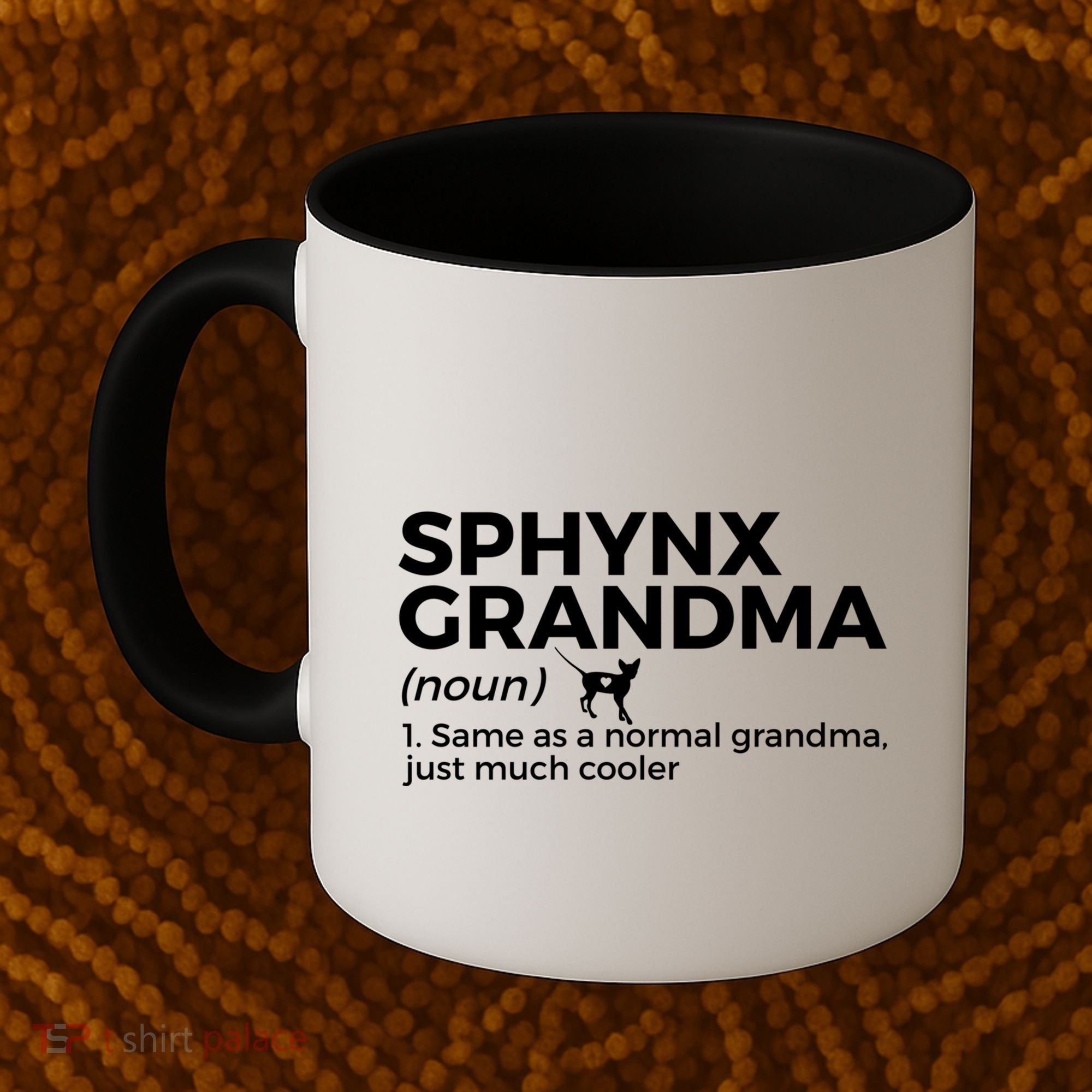 Sphynx Grandma Definition Funny Sphynx Cat Coffee Mug