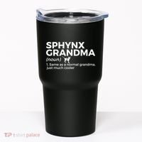 Sphynx Grandma Definition Funny Sphynx Cat Tumbler thumb 0