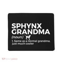 Sphynx Grandma Definition Funny Sphynx Cat Mousepad thumb 0