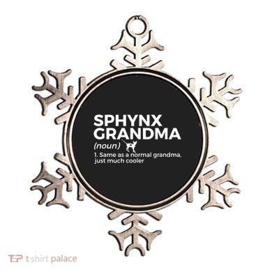 Sphynx Grandma Definition Funny Sphynx Cat Ornament