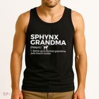 Sphynx Grandma Definition Funny Sphynx Cat Tank Top thumb 3