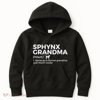 Sphynx Grandma Definition Funny Sphynx Cat Kids Hoodie thumb 0