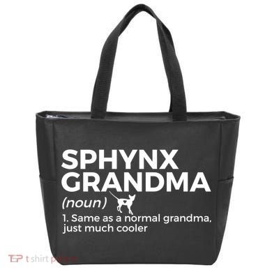 Sphynx Grandma Definition Funny Sphynx Cat Tote Bag