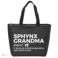 Sphynx Grandma Definition Funny Sphynx Cat Tote Bag thumb 0