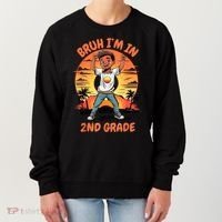 Second Grade Dabbing Boy Bruh IM In 2nd Grade Students Women's Sweatshirt thumb 0