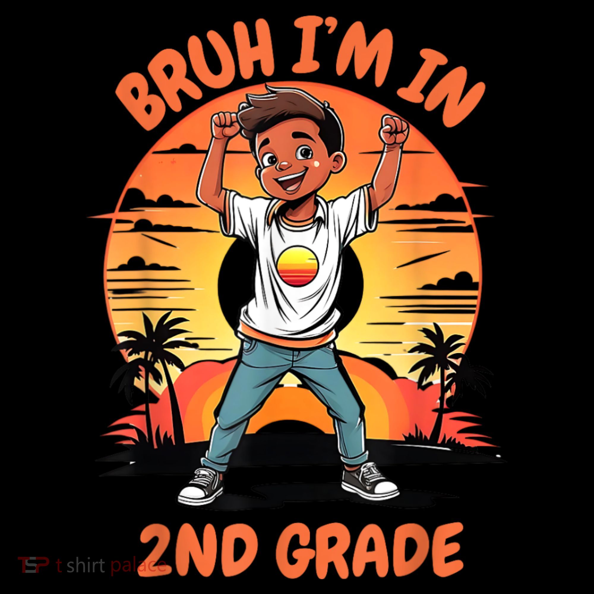 Second Grade Dabbing Boy Bruh IM In 2nd Grade Students Coaster