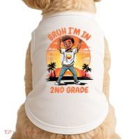 Second Grade Dabbing Boy Bruh IM In 2nd Grade Students Doggie Tank thumb 0