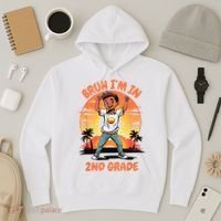 Second Grade Dabbing Boy Bruh IM In 2nd Grade Students Hoodie thumb 3