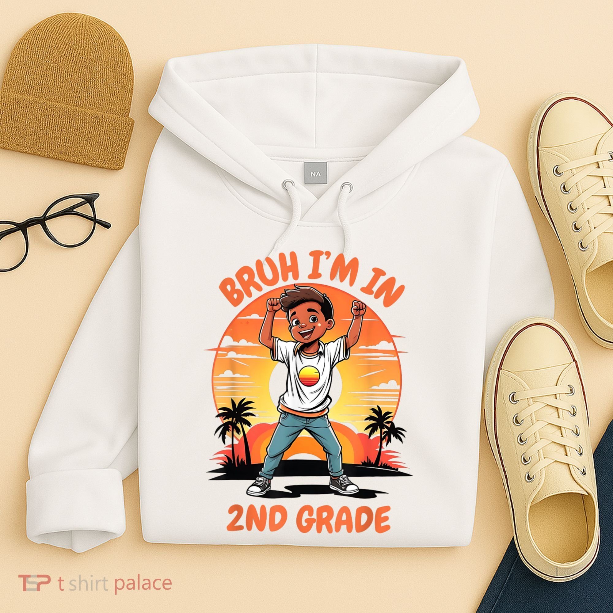 Second Grade Dabbing Boy Bruh IM In 2nd Grade Students Hoodie