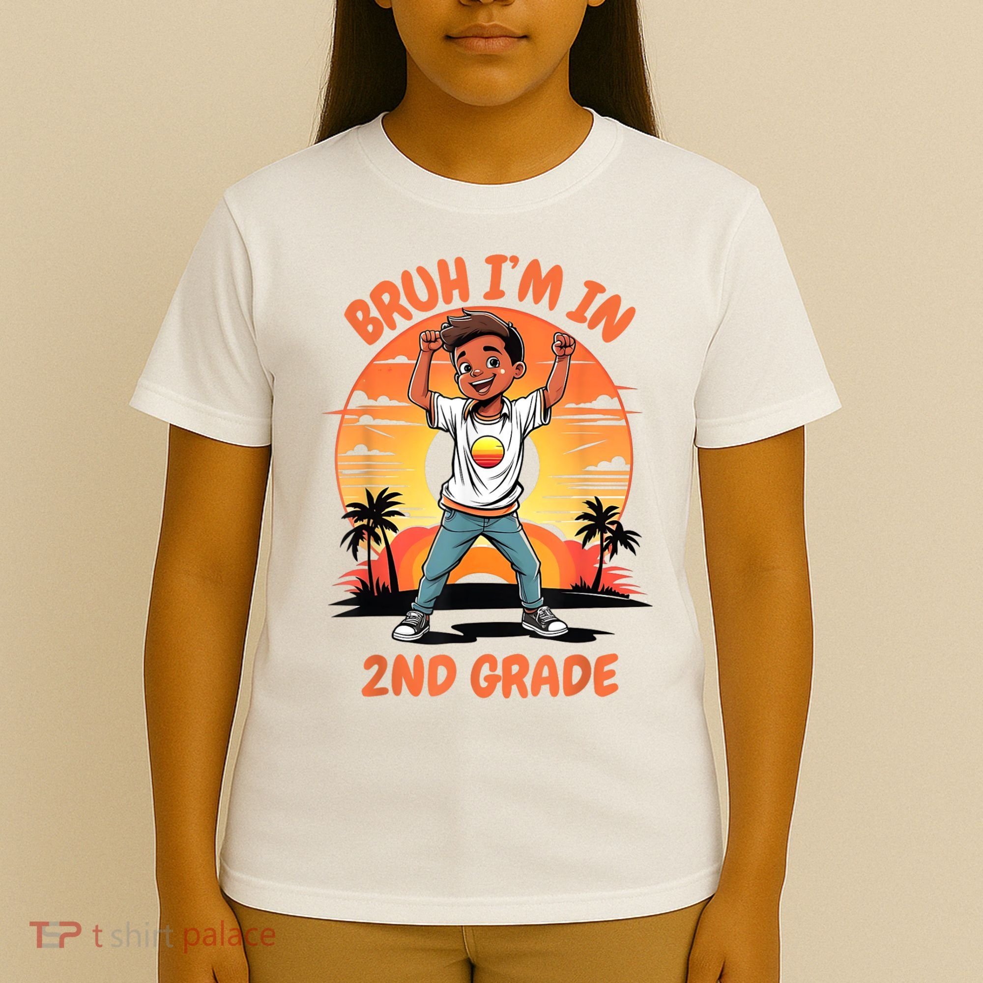 Second Grade Dabbing Boy Bruh IM In 2nd Grade Students T-Shirt