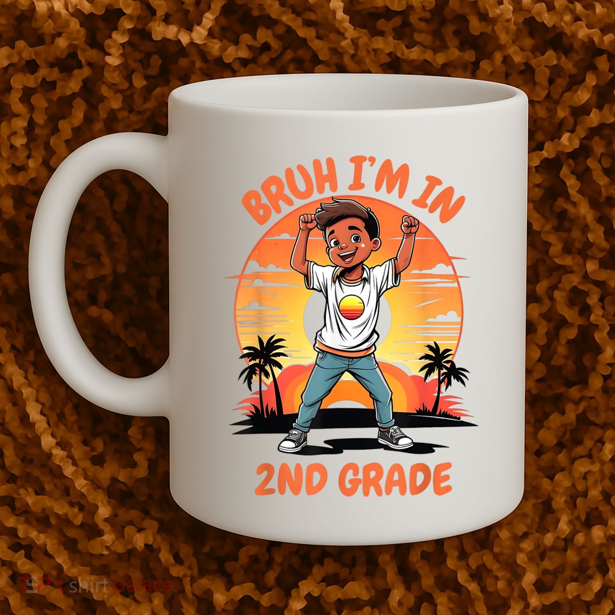 Second Grade Dabbing Boy Bruh IM In 2nd Grade Students Coffee Mug