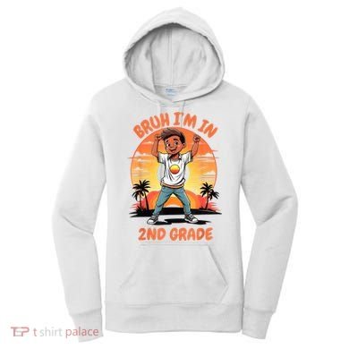 Second Grade Dabbing Boy Bruh IM In 2nd Grade Students Women's Hoodie