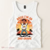 Second Grade Dabbing Boy Bruh IM In 2nd Grade Students Tank Top thumb 2