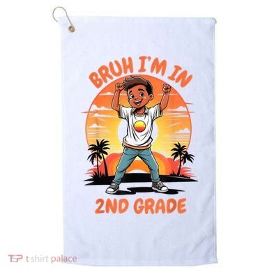 Second Grade Dabbing Boy Bruh IM In 2nd Grade Students Golf Towel