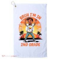 Second Grade Dabbing Boy Bruh IM In 2nd Grade Students Golf Towel thumb 0