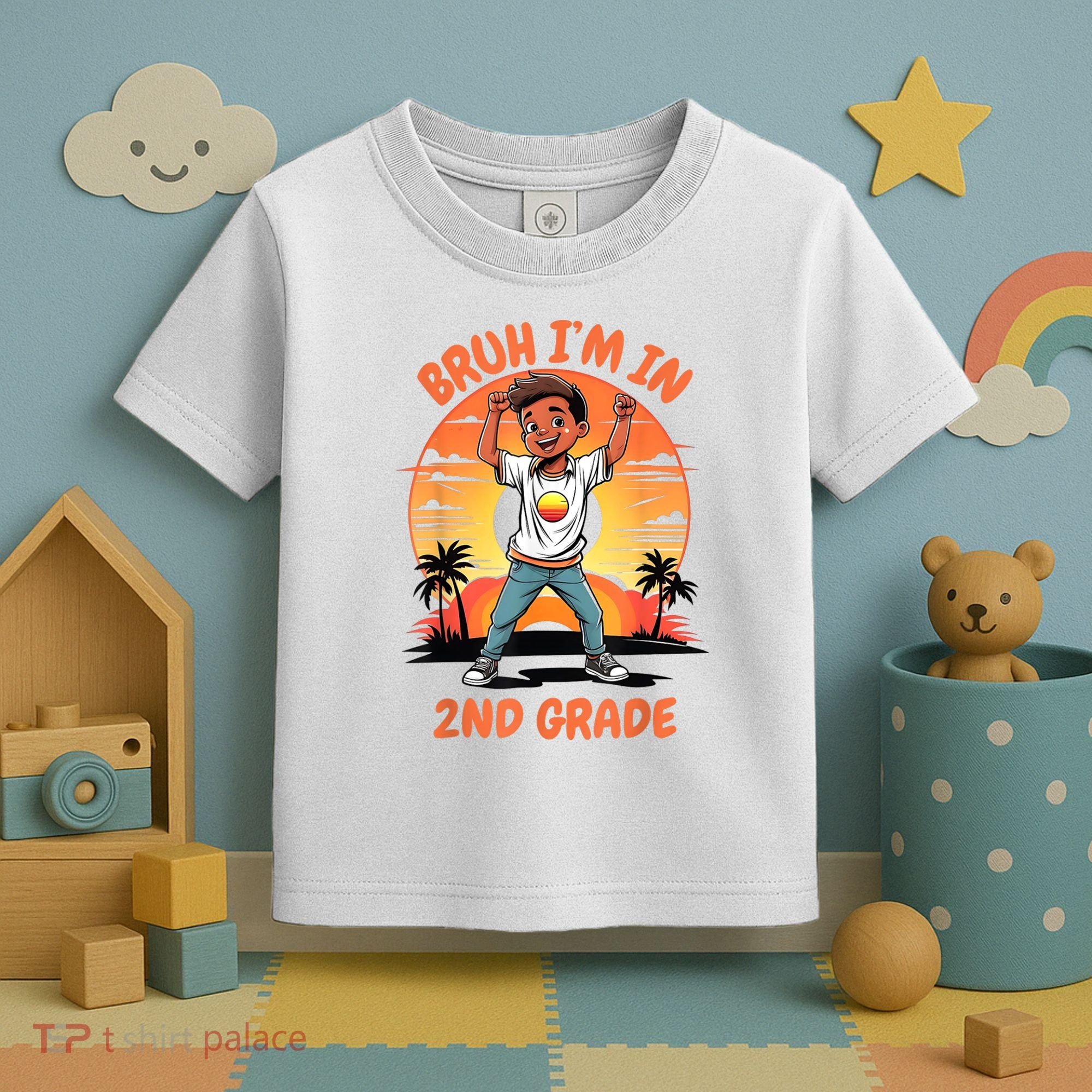 Second Grade Dabbing Boy Bruh IM In 2nd Grade Students Toddler T-Shirt