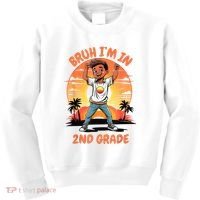 Second Grade Dabbing Boy Bruh IM In 2nd Grade Students Kids Sweatshirt thumb 0