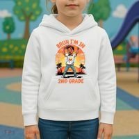 Second Grade Dabbing Boy Bruh IM In 2nd Grade Students Kids Hoodie thumb 3