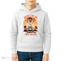 Second Grade Dabbing Boy Bruh IM In 2nd Grade Students Kids Hoodie thumb 4