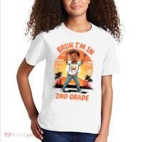 Second Grade Dabbing Boy Bruh IM In 2nd Grade Students Kids T-Shirt thumb 2