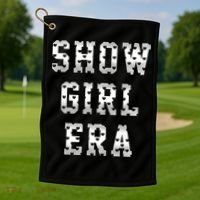 Show Girl Era Bold Statement Golf Towel thumb 1