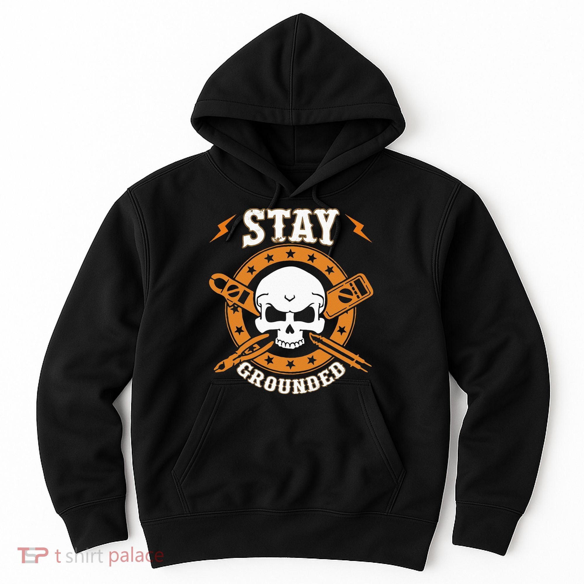 Stay Grounded Electric Electrical Electrician Hoodie