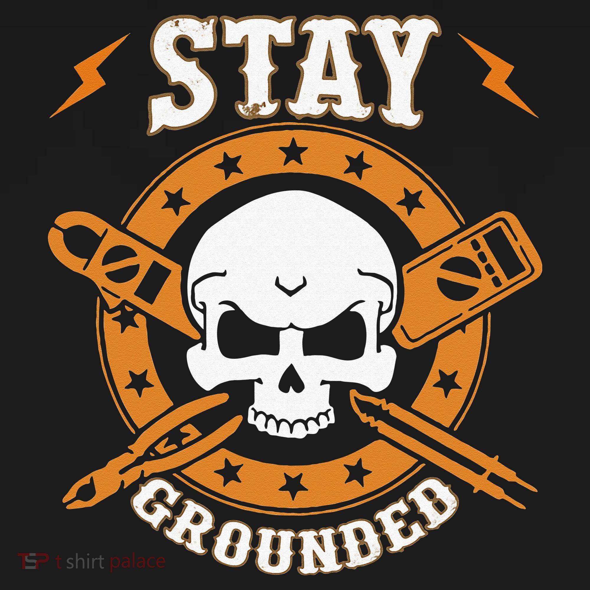 Stay Grounded Electric Electrical Electrician Polo