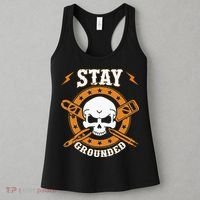 Stay Grounded Electric Electrical Electrician Women's Tank Top thumb 3