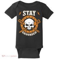 Stay Grounded Electric Electrical Electrician Baby Bodysuit thumb 0