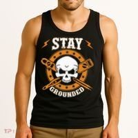 Stay Grounded Electric Electrical Electrician Tank Top thumb 3