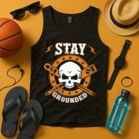 Stay Grounded Electric Electrical Electrician Tank Top thumb 4