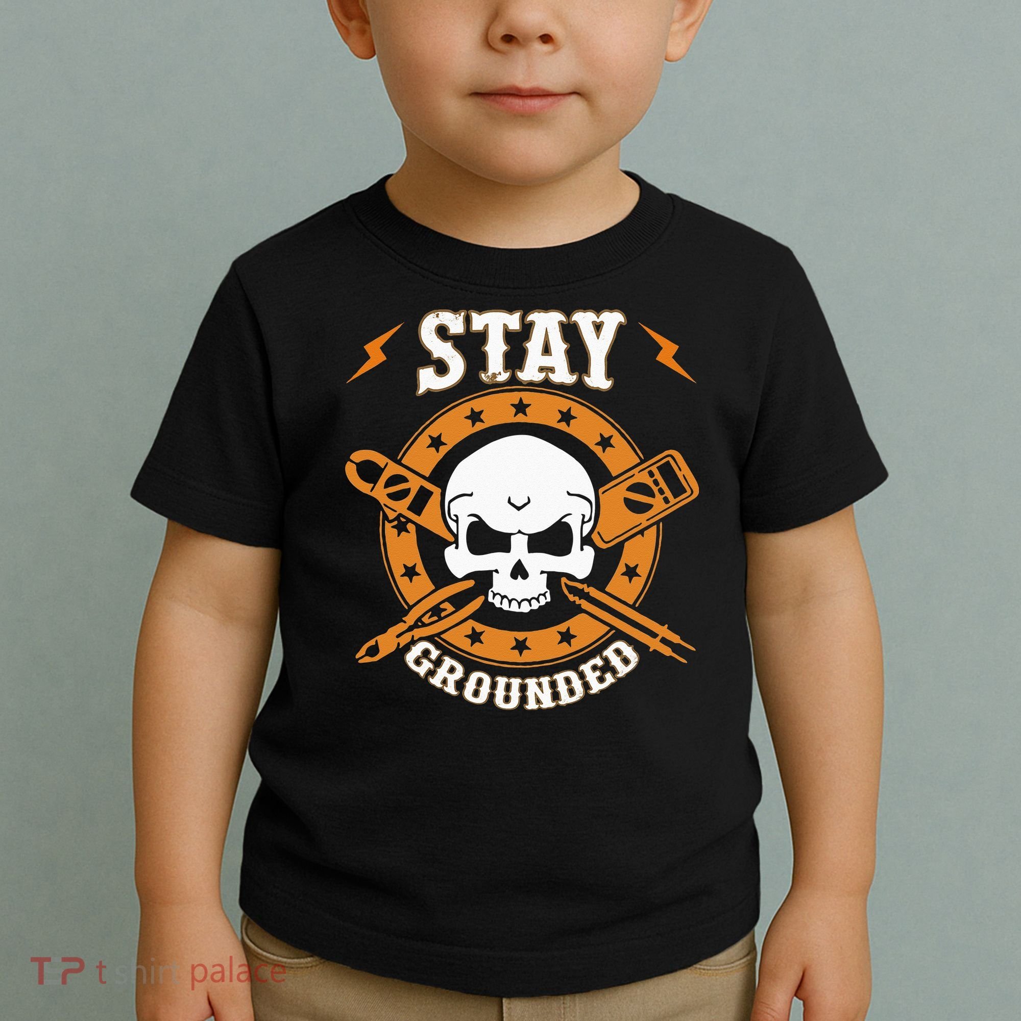 Stay Grounded Electric Electrical Electrician Toddler T-Shirt