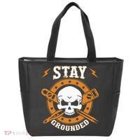 Stay Grounded Electric Electrical Electrician Tote Bag thumb 0