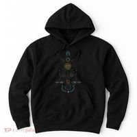 Sacred Geometry Earth Sun And Moon Hoodie thumb 0