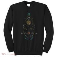 Sacred Geometry Earth Sun And Moon Sweatshirt thumb 0