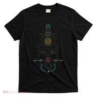 Sacred Geometry Earth Sun And Moon T-Shirt thumb 0
