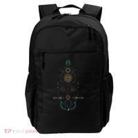 Sacred Geometry Earth Sun And Moon Backpack thumb 0