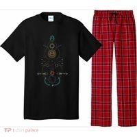 Sacred Geometry Earth Sun And Moon Pajama Set thumb 0
