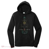 Sacred Geometry Earth Sun And Moon Women's Hoodie thumb 0