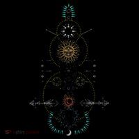 Sacred Geometry Earth Sun And Moon Women's Hoodie thumb 2