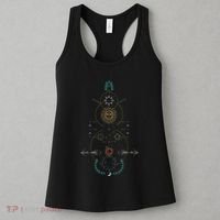 Sacred Geometry Earth Sun And Moon Women's Tank Top thumb 3