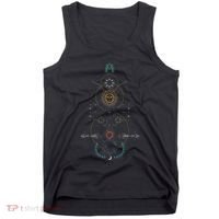 Sacred Geometry Earth Sun And Moon Tank Top thumb 0
