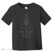 Sacred Geometry Earth Sun And Moon Toddler T-Shirt thumb 0