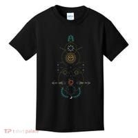 Sacred Geometry Earth Sun And Moon Kids T-Shirt thumb 0